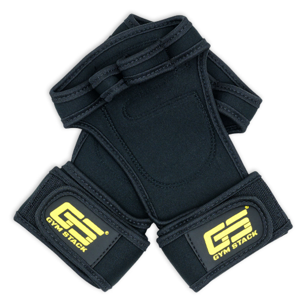 Palmare Neopren, Gym Stack, Grip Pad Neoprene, Black