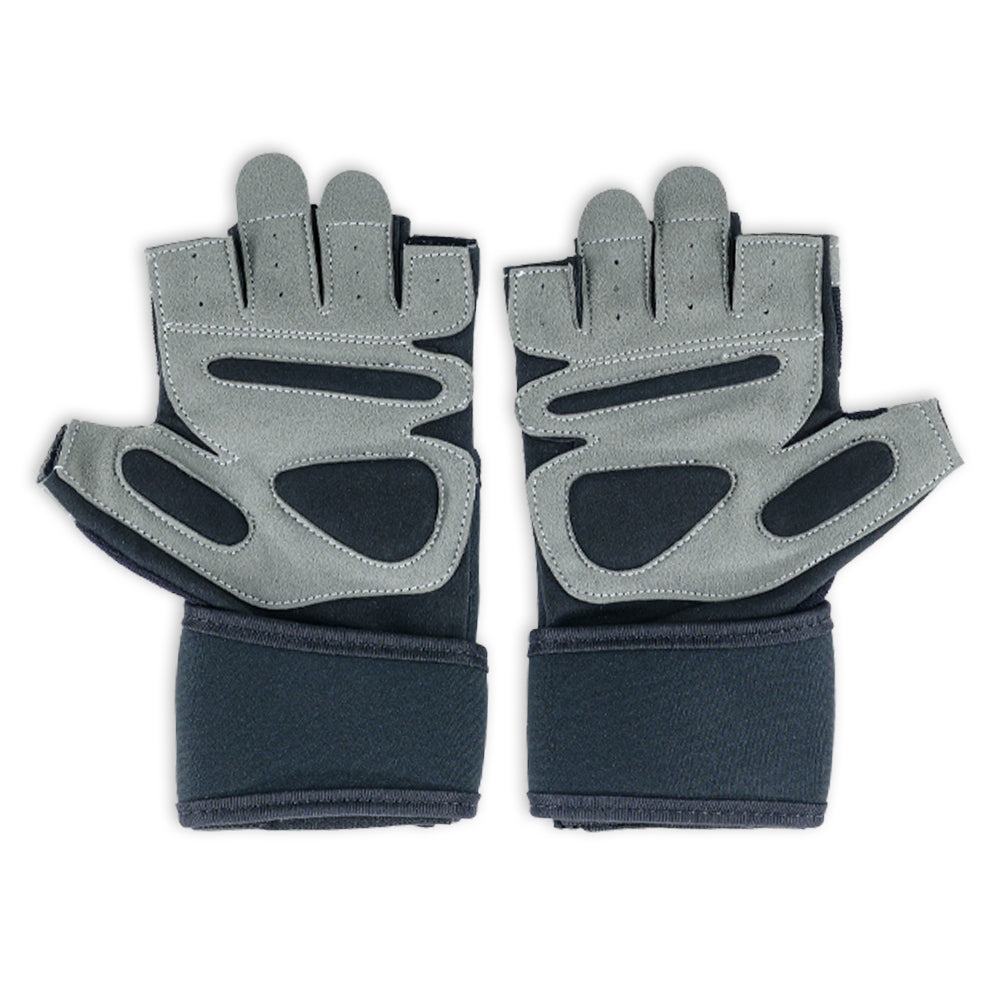 Manusi Fitness, Pharma Grade, Fitness Gloves, Black / White