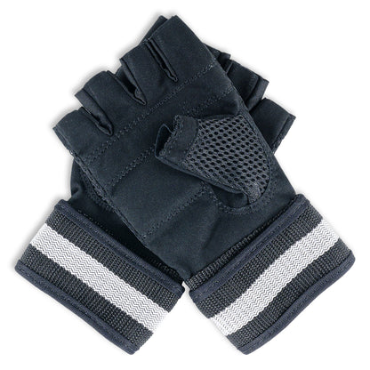 Manusi Fitness, Pharma Grade, Fitness Gloves Simple, Black / White
