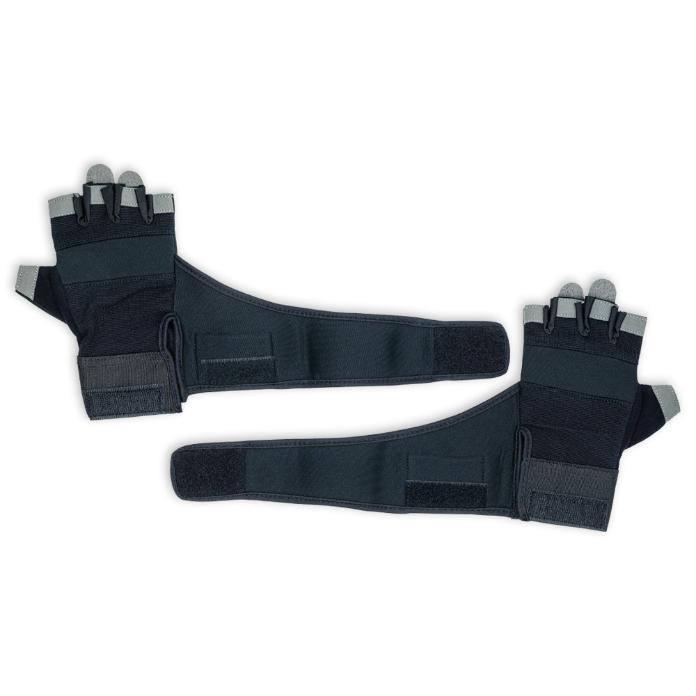 Manusi Fitness, Pharma Grade, Fitness Gloves, Black / White