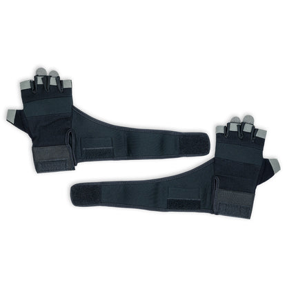 Manusi Fitness, Pharma Grade, Fitness Gloves, Black / White