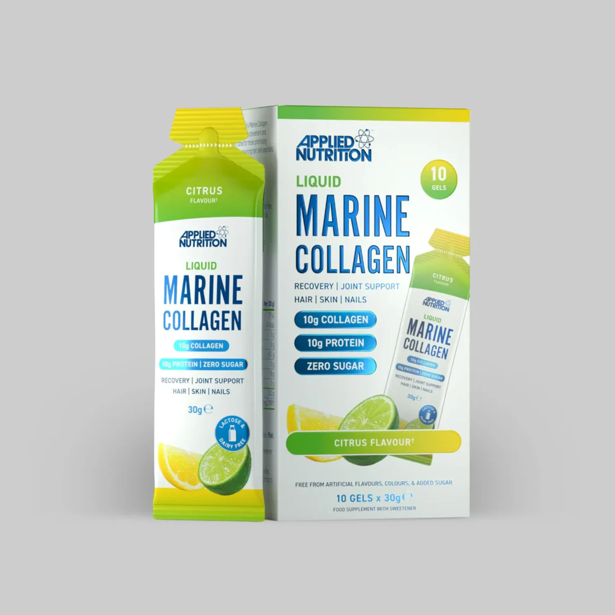 Colagen Marin, Applied Nutrition, Liquid Marine Collagen, 10x30g