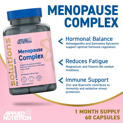 Suport pentru Menopauză, Applied Nutrition, Menopause Complex, 60 Capsule
