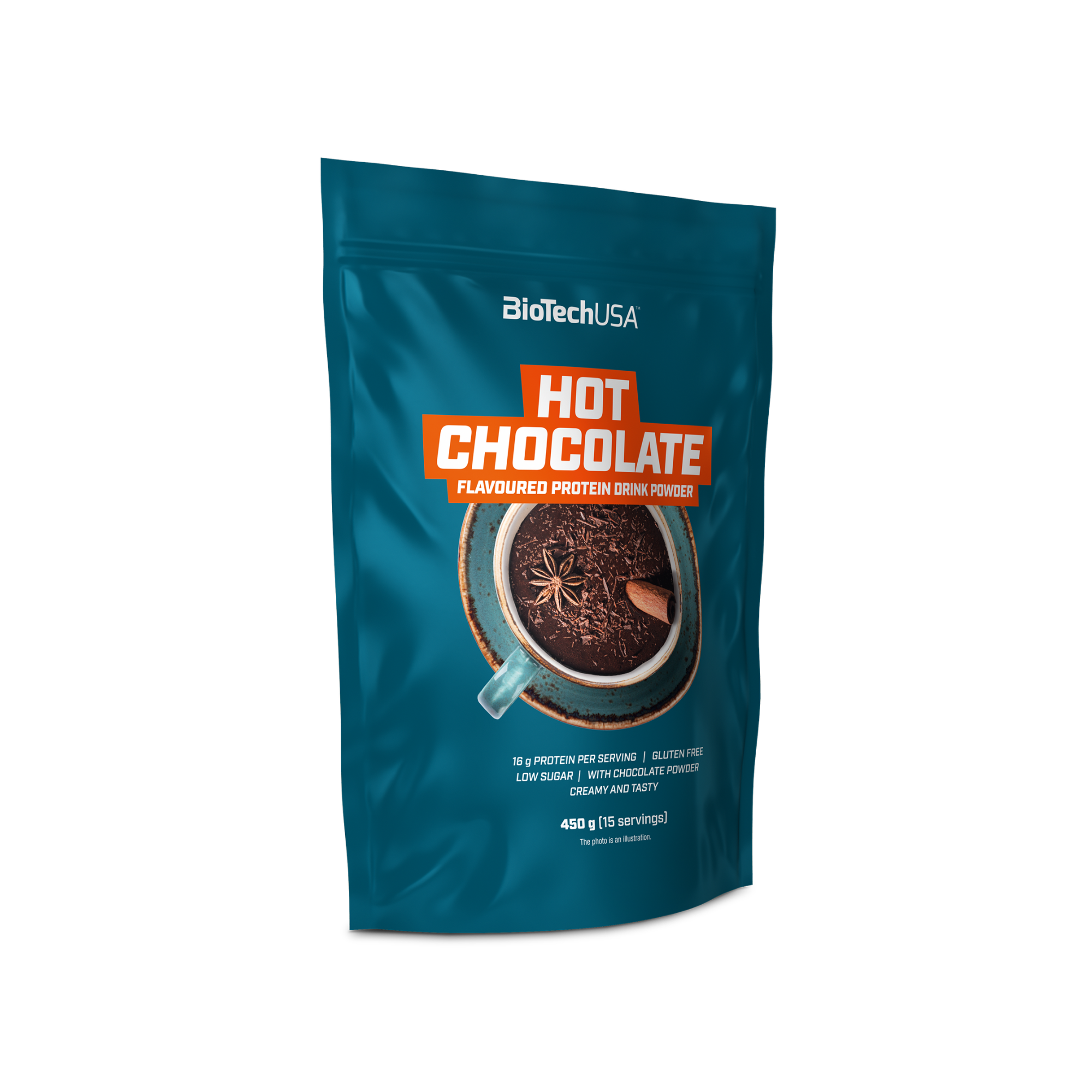 Mix Ciocolata Calda Proteica, BioTechUSA, Hot Chocolate, 450 g