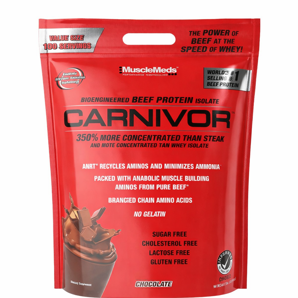 Proteina din Carne de Vita Izolata, MuscleMeds, Carnivor Beef Protein, 100 Servings