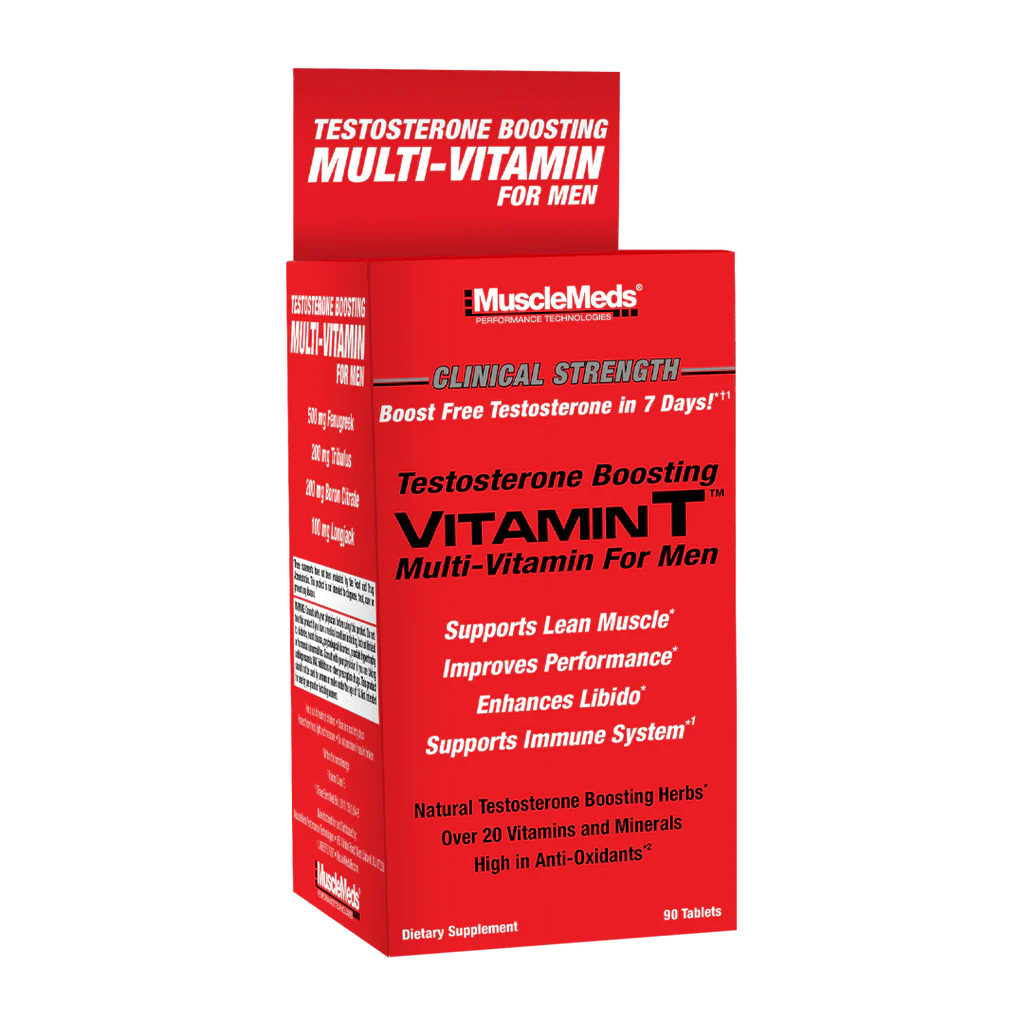 Vitamine si Minerale + Test Booster, MuscleMeds, Vitamin T, 90 Tablets