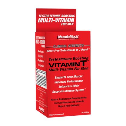 Vitamine si Minerale + Test Booster, MuscleMeds, Vitamin T, 90 Tablets