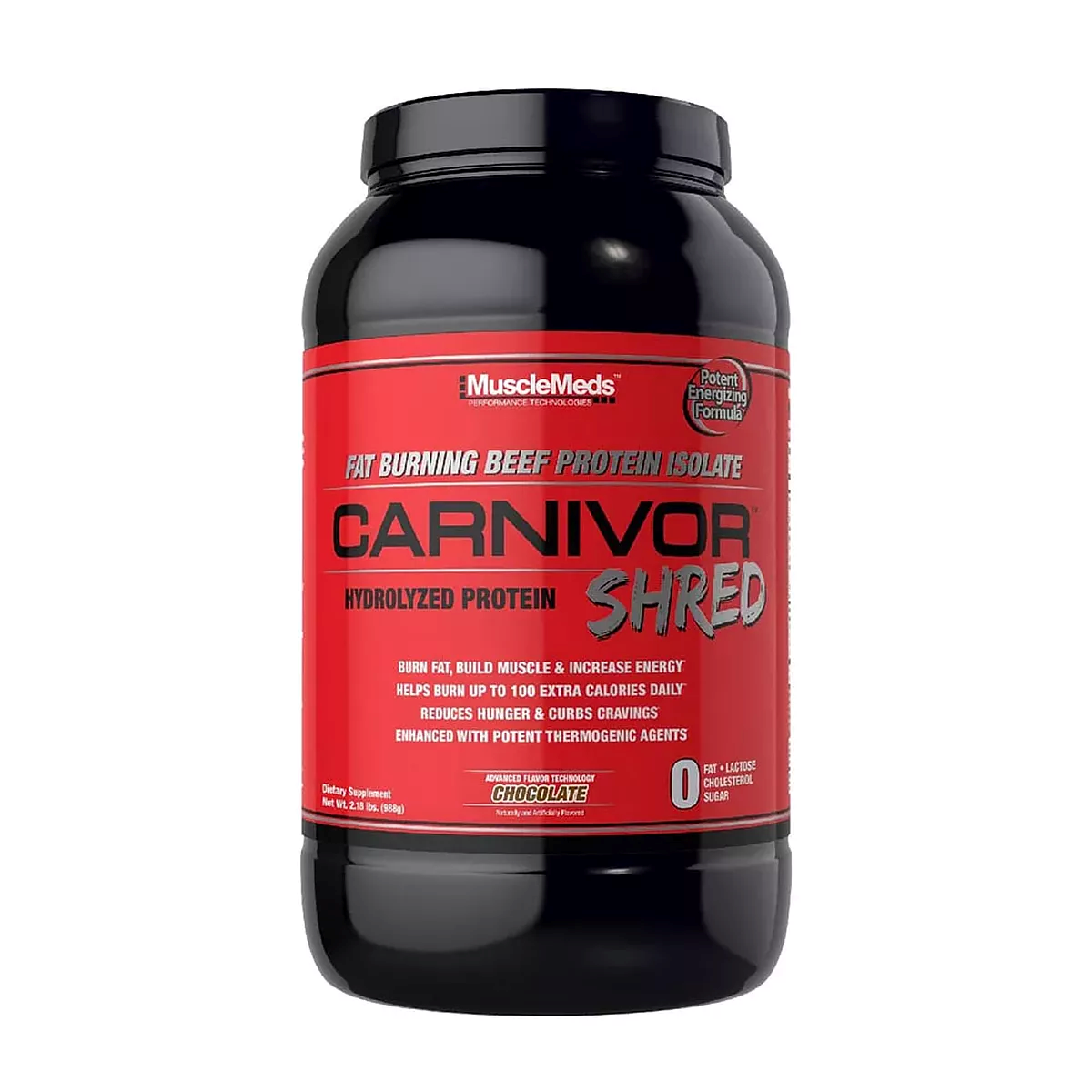 Hidrolizat Proteic din Carne de Vita + Termogenic, MuscleMeds, Carnivor Shred, 28 Servings