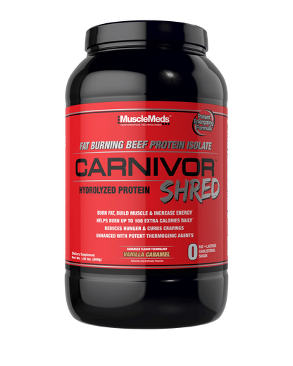 Hidrolizat Proteic din Carne de Vita + Termogenic, MuscleMeds, Carnivor Shred, 28 Servings