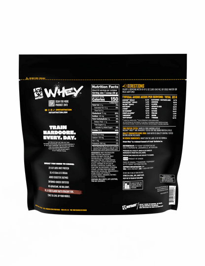 Proteina din Zer, Mutant, 100% Gourmet Whey Protein Mix, 2270g