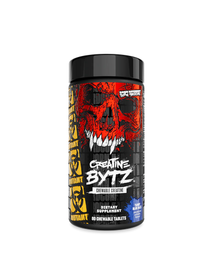 Creatina Masticabila, Mutant, Creatine Bytz, Chewable Creatine, 80 Tablete Masticabile