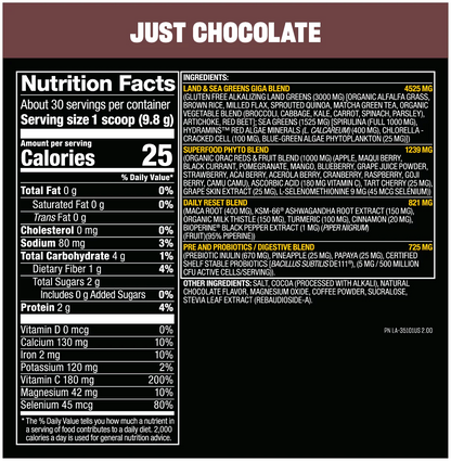 Super Aliment, Mutant, Big Greens, 30 Servings