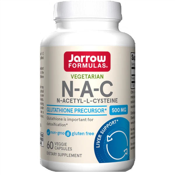 N-Acetil Cisteina, Jarrow Formulas, N-A-C 500mg, 60 Capsule