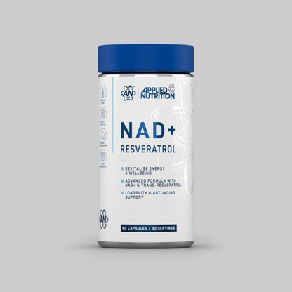 NAD+ Resveratrol, Applied Nutrition, NAD + Resveratrol, 60 Capsule
