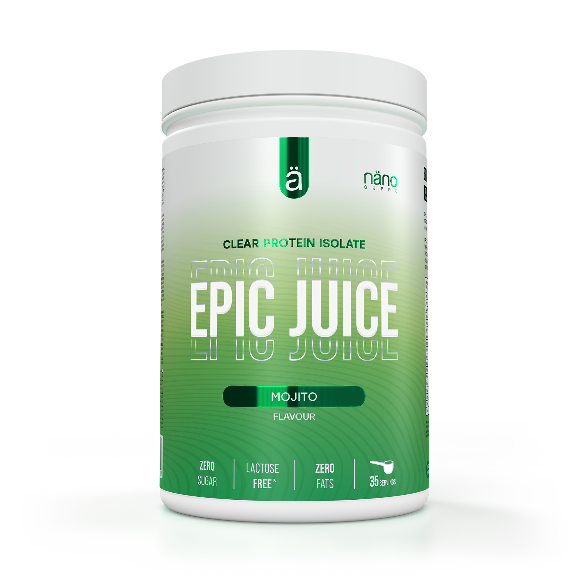 Proteina Izolata Clear, Nanosupps, Epic Juice, Clear Protein Isolate, 875g