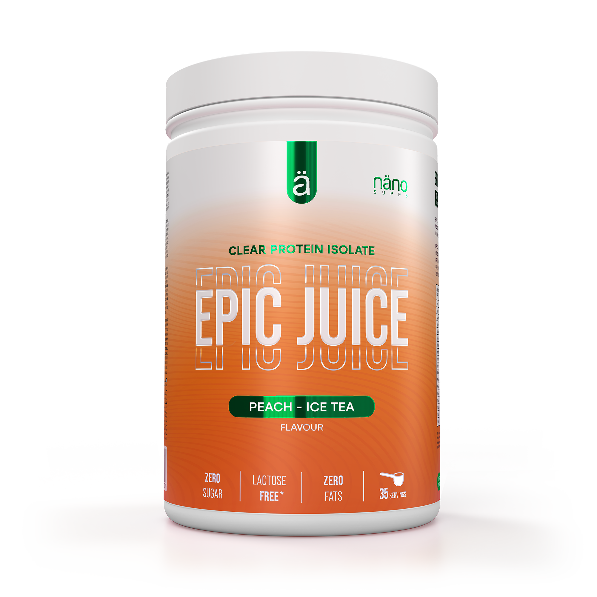 Proteina Izolata Clear, Nanosupps, Epic Juice, Clear Protein Isolate, 875g