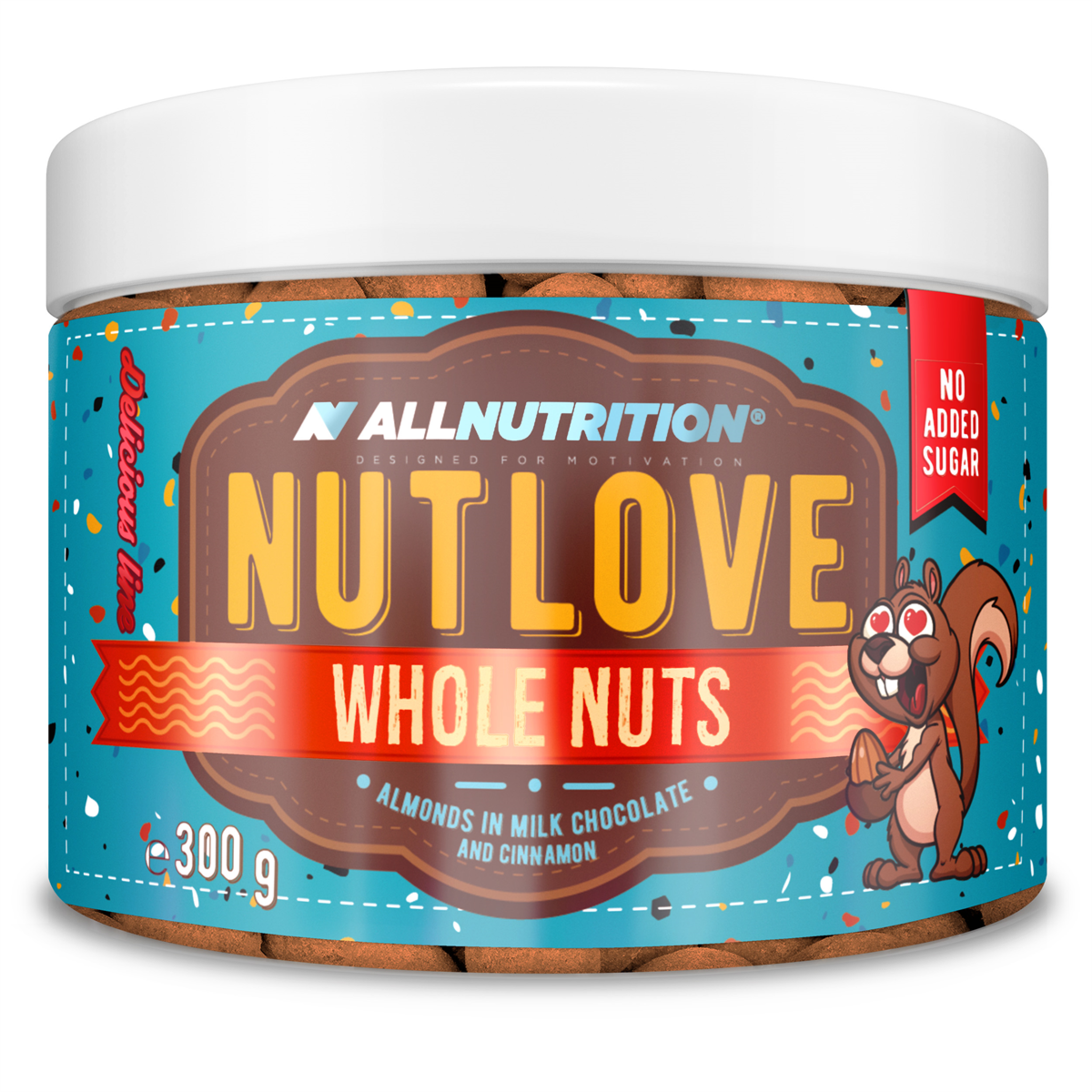 Migdale, AllNutrition, Nut Love Whole Nuts, 300g