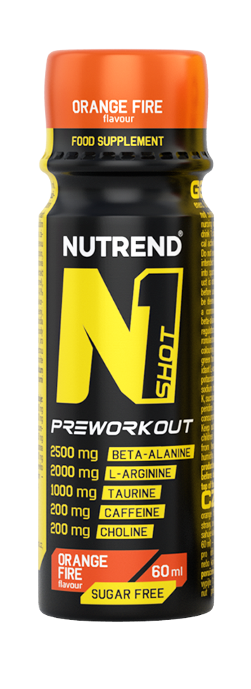 Pre-Workout Shot, Nutrend, N1 Pre Workout, 60ml