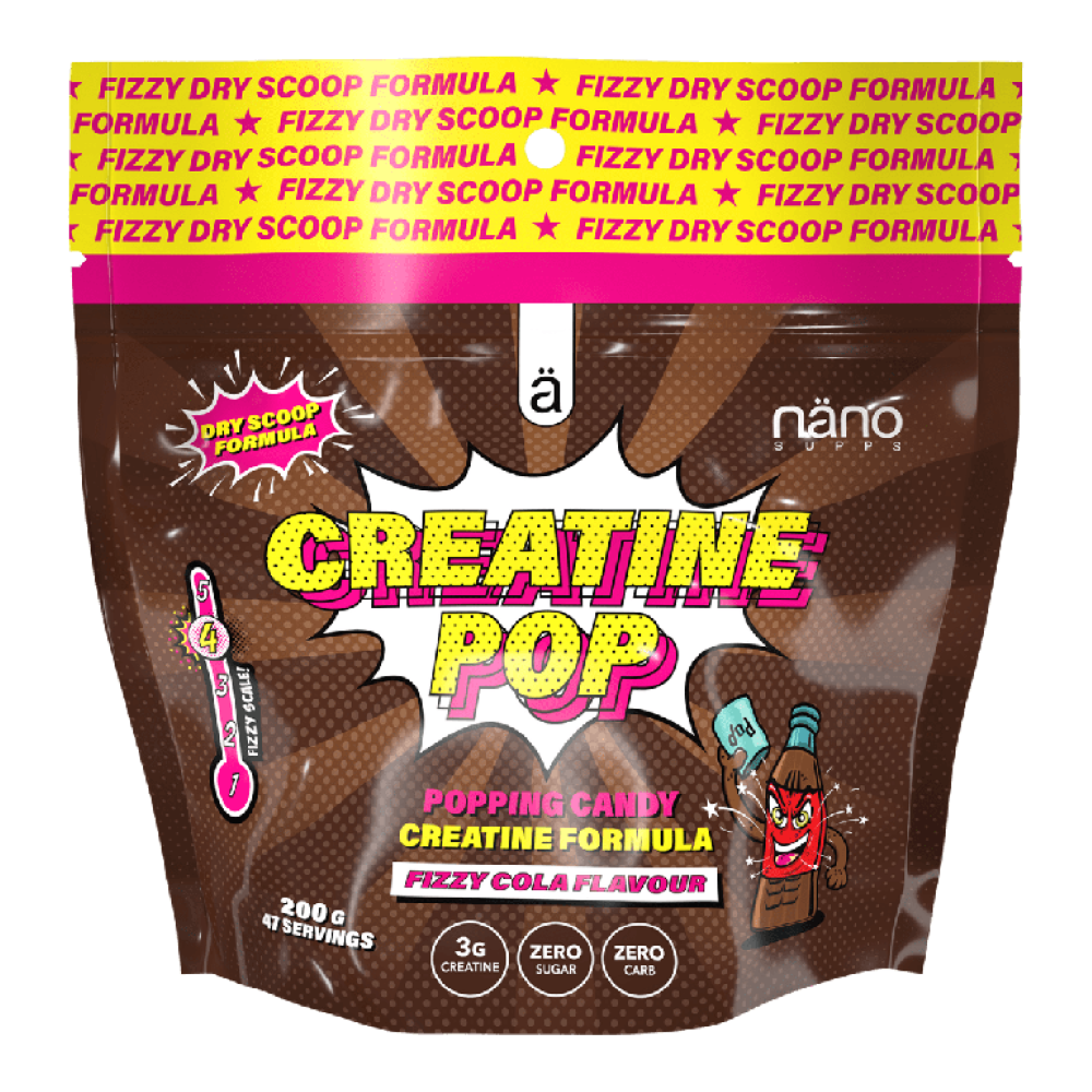 Creatină Monohidrată Dry Scoop, Nanosupps, Creatine Pop, 200g