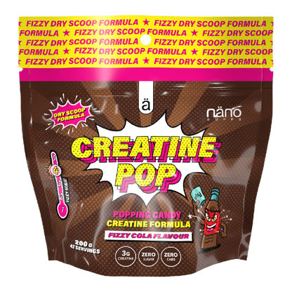 Creatină Monohidrată Dry Scoop, Nanosupps, Creatine Pop, 200g