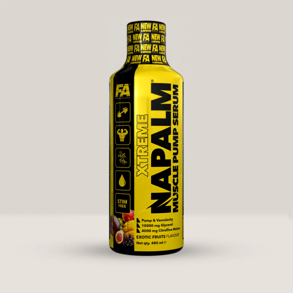 Glicerol Lichid, Fitness Authority, Napalm Xtreme Muscle Pump Serum, 500ml