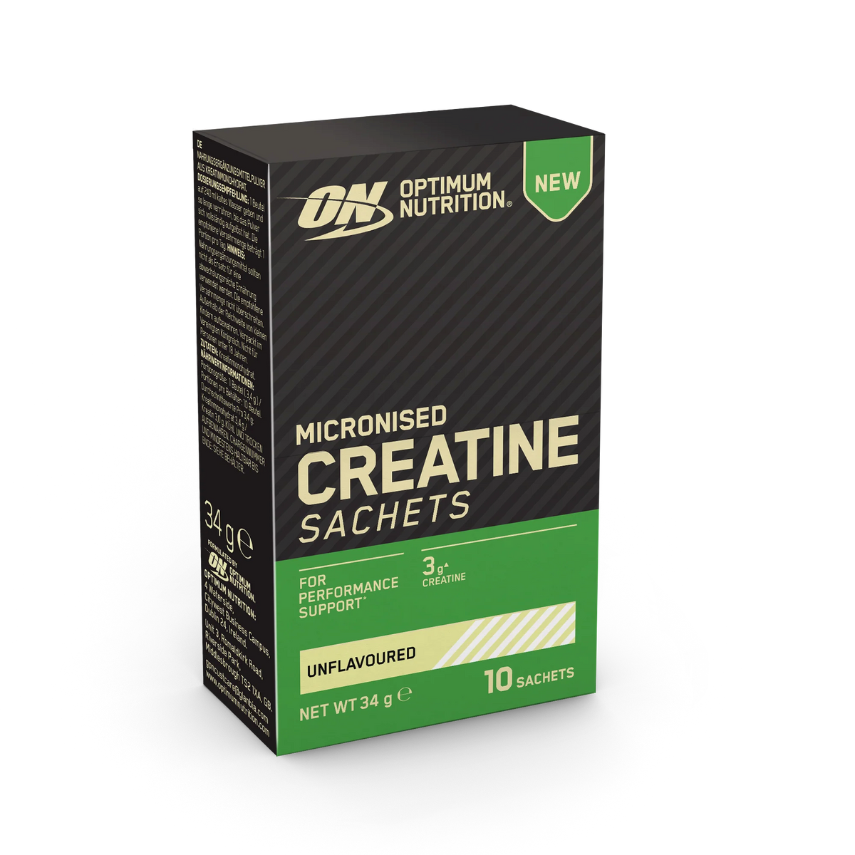 Creatina Monohidrata, Optimum Nutrition, Micronized Creatine Sachets, 10 Plicuri