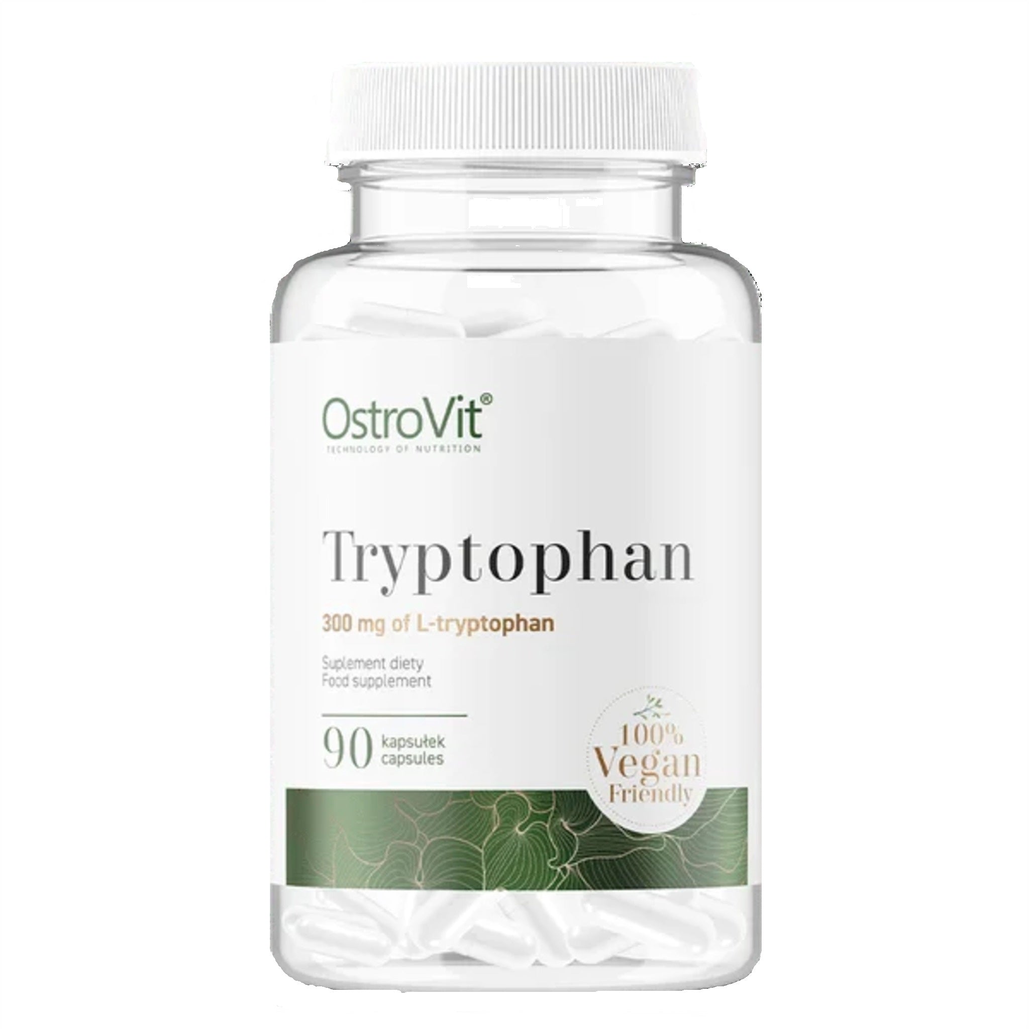 Triptofan, OstroVit, Tryptophan, 90 Capsule