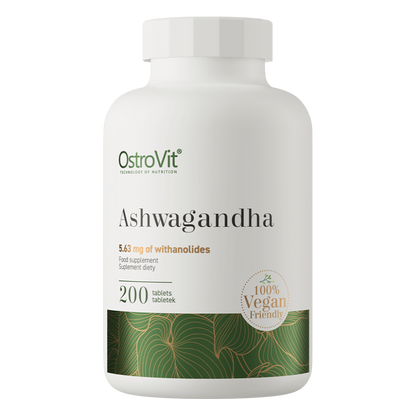 Performanta Sportiva, OstroVit, Ashwagandha, 200 Tablete