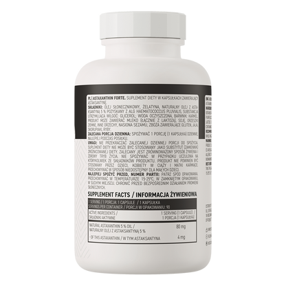 Astaxanthin, OstroVit, Astaxanthin Forte, 90 Capsule