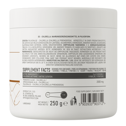 Chlorella, OstroVit, Chlorella, 250g