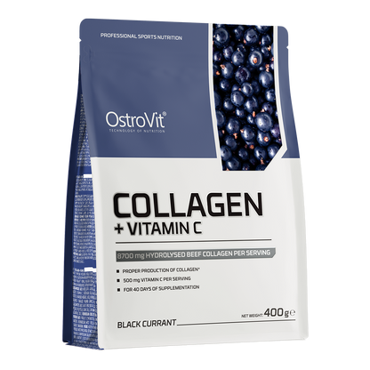 Colagen Pudra, OstroVit, Collagen + Vitamin C, 400g