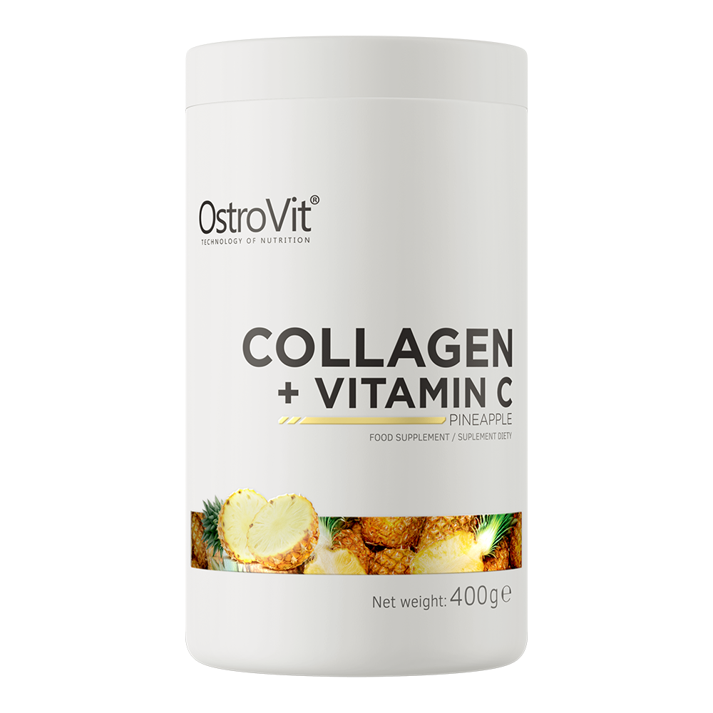 Colagen Pudra, OstroVit, Collagen + Vitamin C, 400g