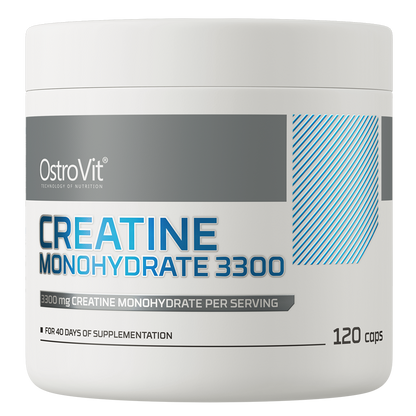 Creatina Capsule, OstroVit, Creatine Monohydrate 3300mg, 120 Tablete
