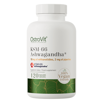 Extract de Ashwagandha, OstroVit, KSM-66 Ashwagandha, 120 Tablete