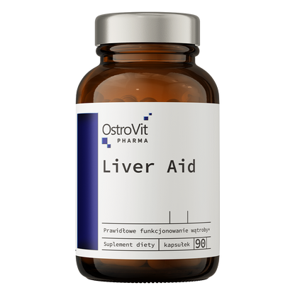 Supliment pentru Sanatatea Ficatului, OstroVit, Liver Aid, 90 Capsule