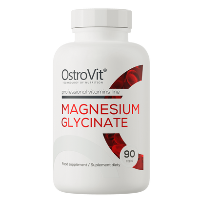 Magneziu Glicinat, OstroVit, Magnesium Glycinate, 90 Capsule