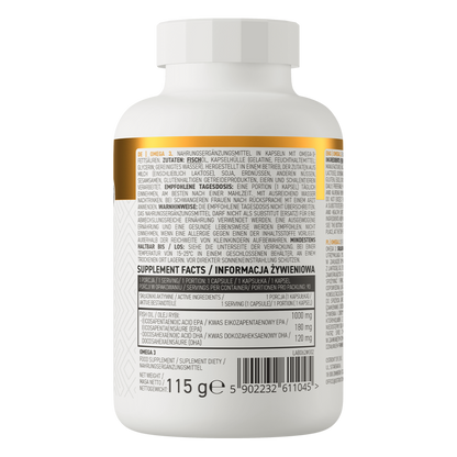 Acizi Grasi, OstroVit, Omega 3, 90 Capsule