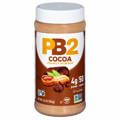 Pudră de Arahide cu Cacao, PB2 Foods, Cocoa Peanut Powder, 184g