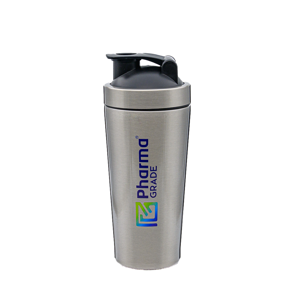 Shaker Metalic, Pharma Grade, Metalic Shaker,  750ml