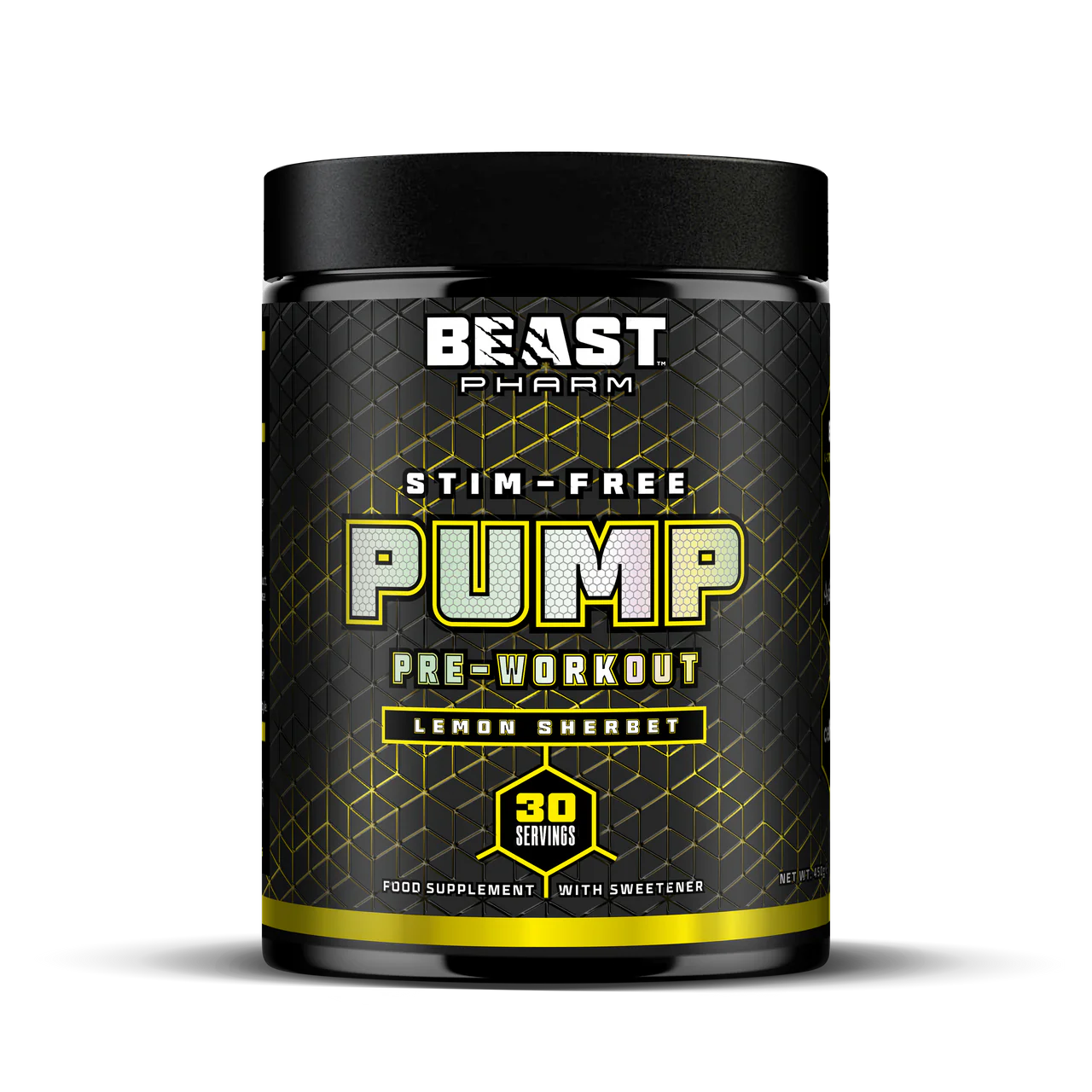 Pre-Workout fara Cafeina, Beast Pharm, Stim-Free Pump, 450g