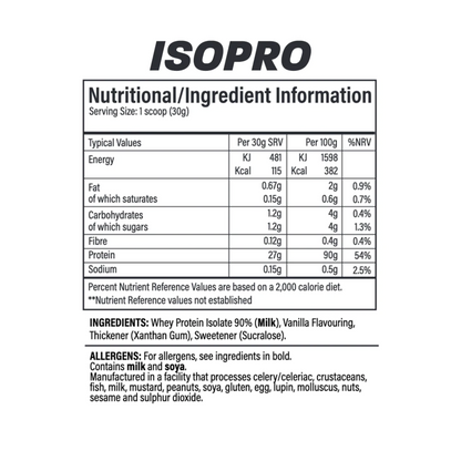 Proteina Izolata din Zer, Trained by JP, Iso Pro, tbJP, 1000g