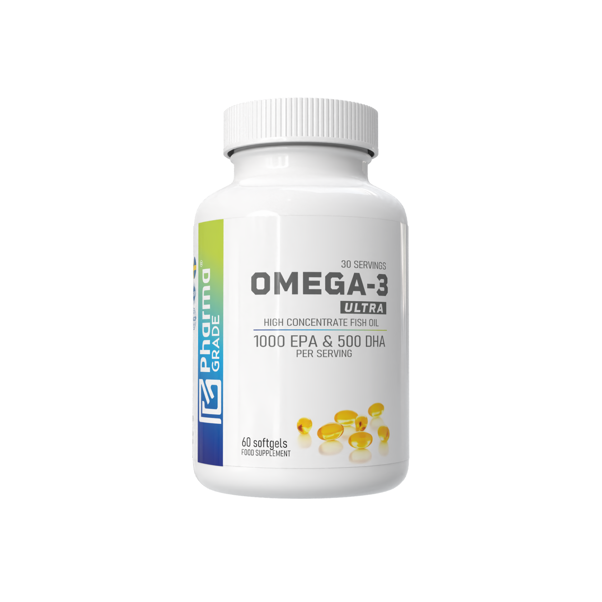 Acizi Grași Omega-3, Pharma Grade, Omega-3 Ultra, 60 Softgels