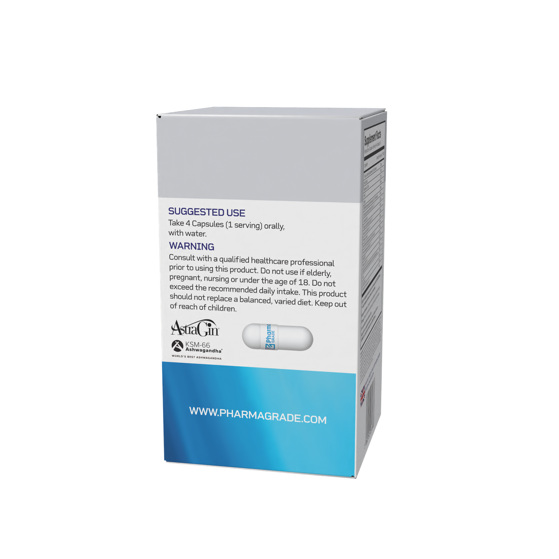 PhenoMen Pharma Grade instructiuni utilizare si logo KSM-66 AstraGin