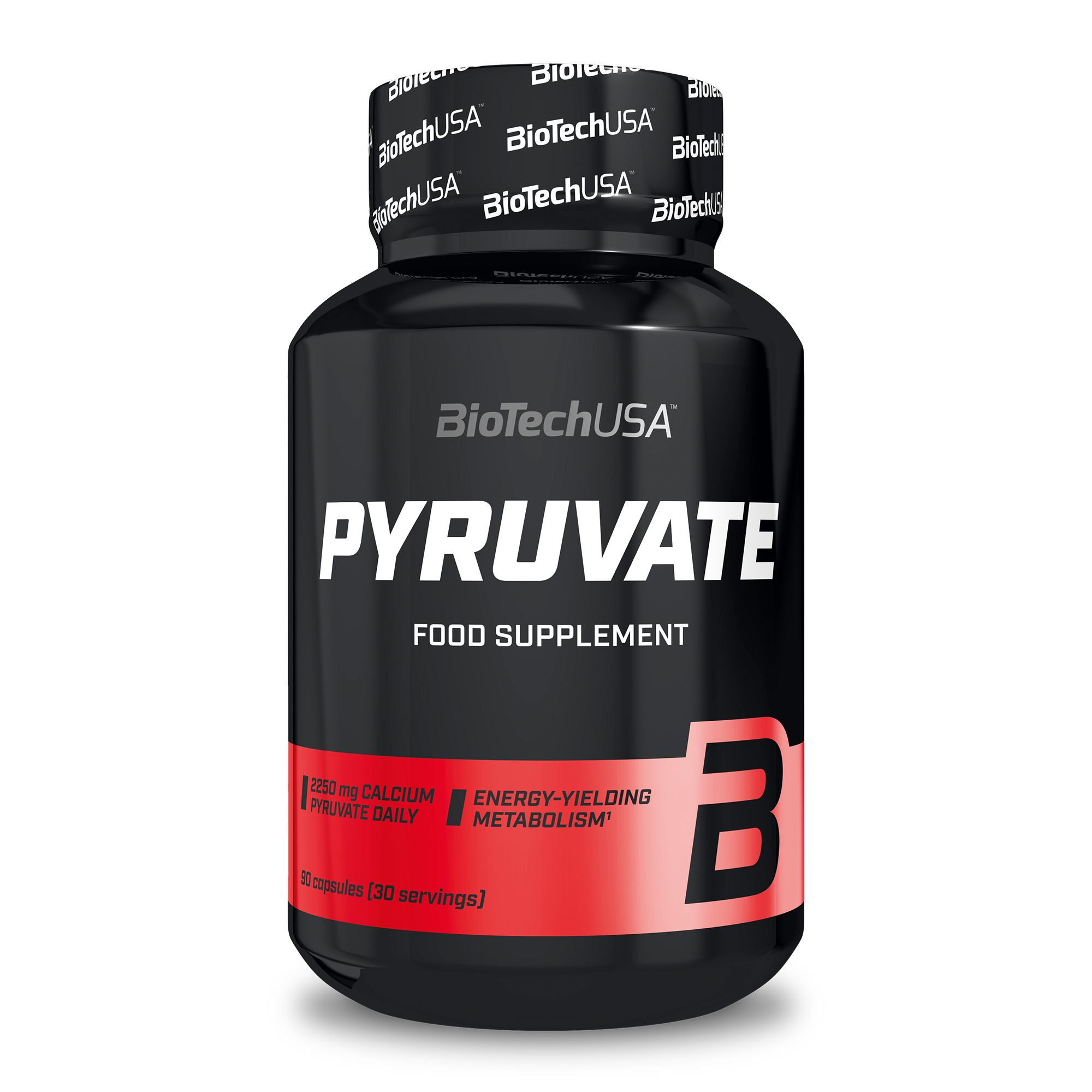 Piruvat de Calciu, BioTechUSA, Pyruvate, 90 Capsule