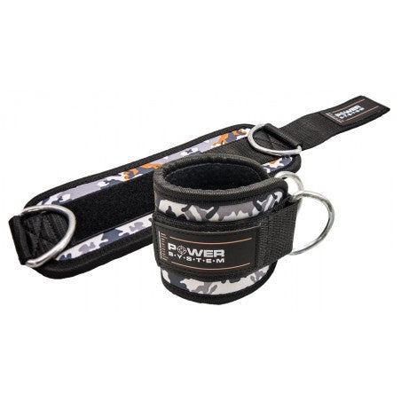 Chingi pentru Glezna, Power System, Ankle Straps Camo-Brown