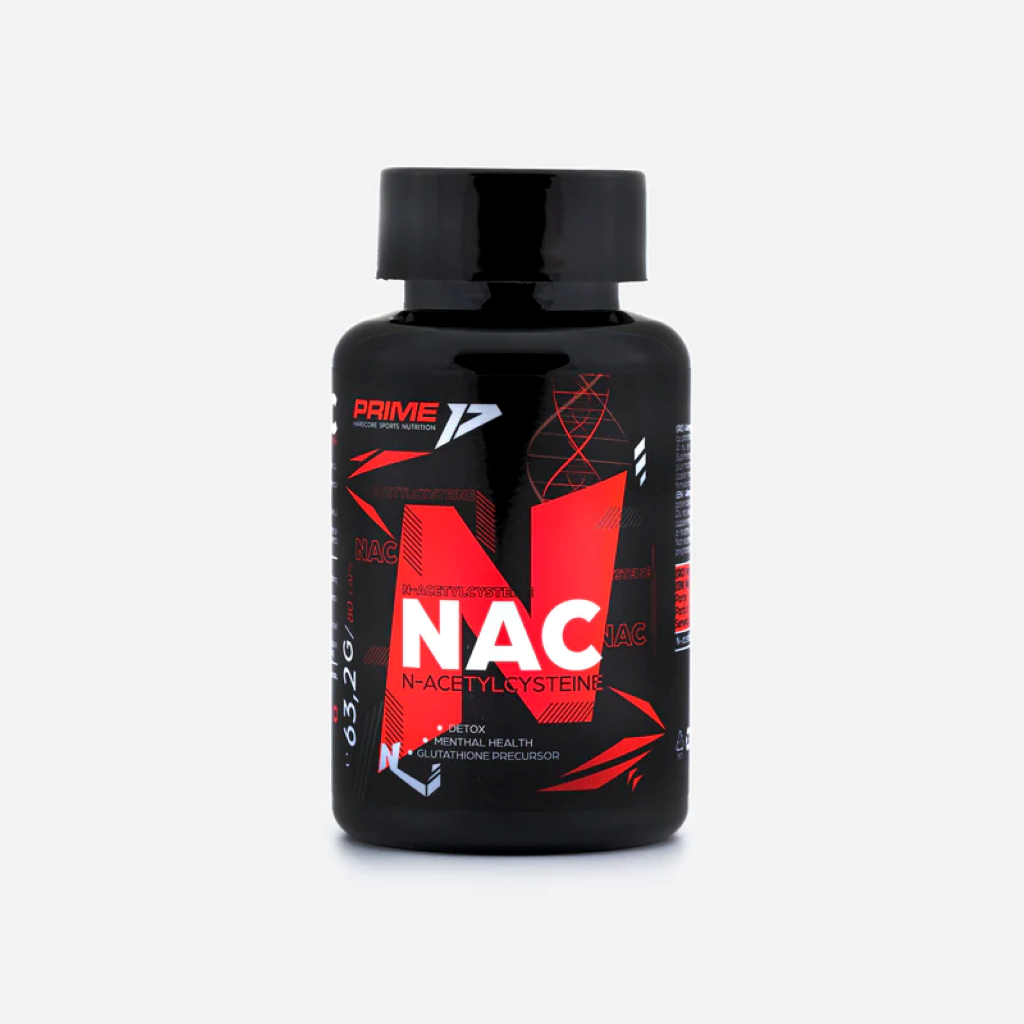 N-acetil-L-cisteină, Prime Supplements, NAC, 80 Capsule