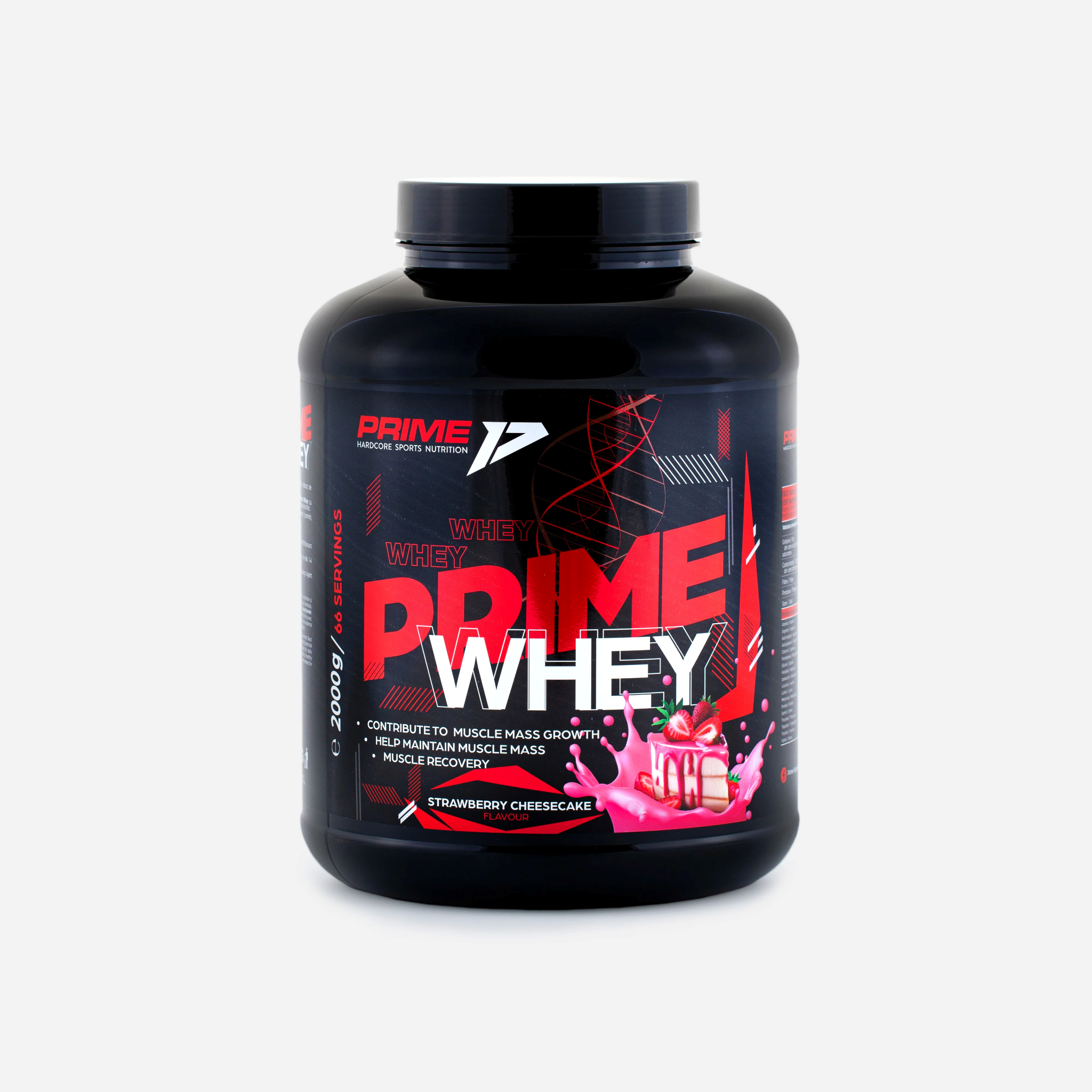 Proteina din Zer, Prime Supplements, Prime Whey, 2000g