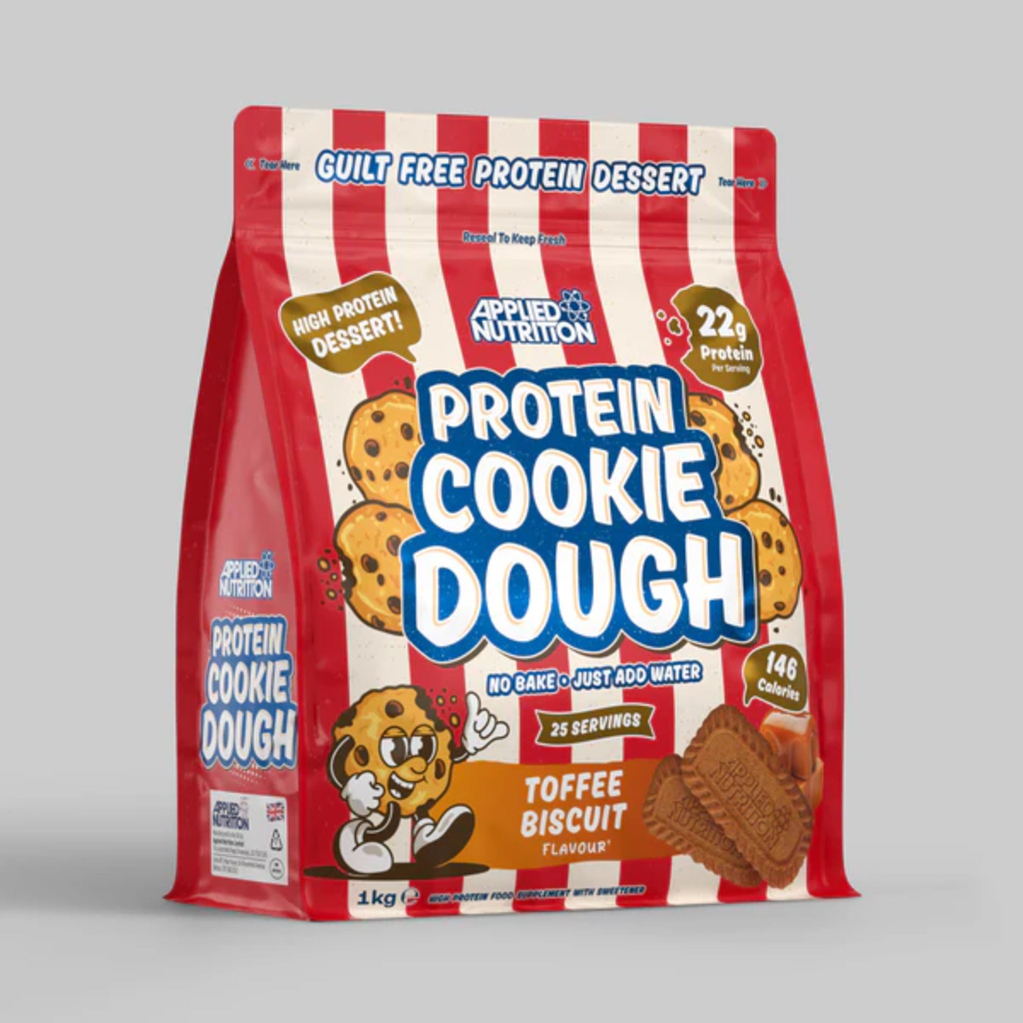 Cookie Dough, Applied Nutrition, Protein Cookie Dough, 1000g