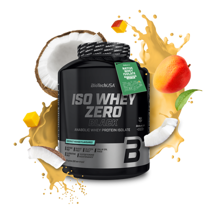 Proteina din Zer, BioTechUSA, Iso Whey Zero Black, 1816g, Coconut-Mango