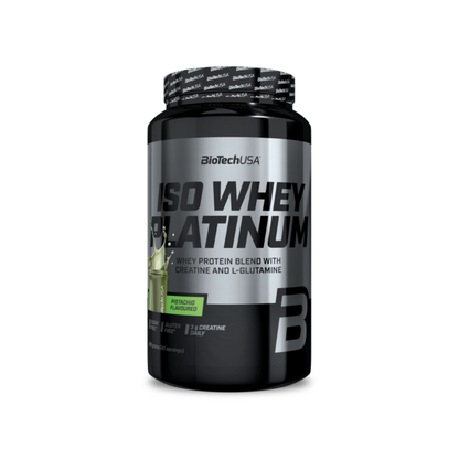Proteina din Zer Izolat, BioTechUSA, Iso Whey Platinum, 908g, Pistachio